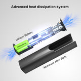 portable bike pump with advanced heat dissipation system and aluminium body